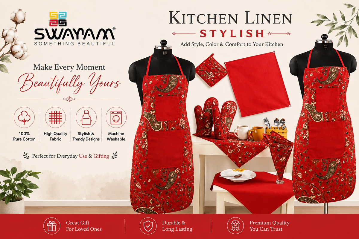 Swayam India’s Top Picks for Stylish and Functional Kitchen Linen