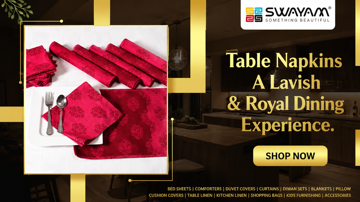 Table Napkins- A Lavish & Royal Dining Experience