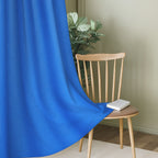 Royal Blue Serenity 250 GSM Polyester 100% Blackout Eyelet Curtain