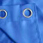 Royal Blue Serenity 250 GSM Polyester 100% Blackout Eyelet Curtain
