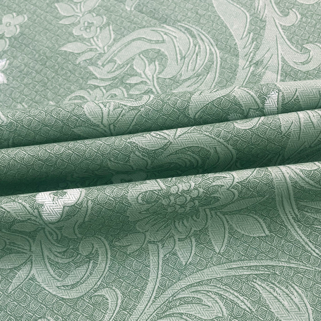 Vintage Damask Floral 180 TC 100% Cotton Double Queen Bedsheet With 2 Pillow Covers