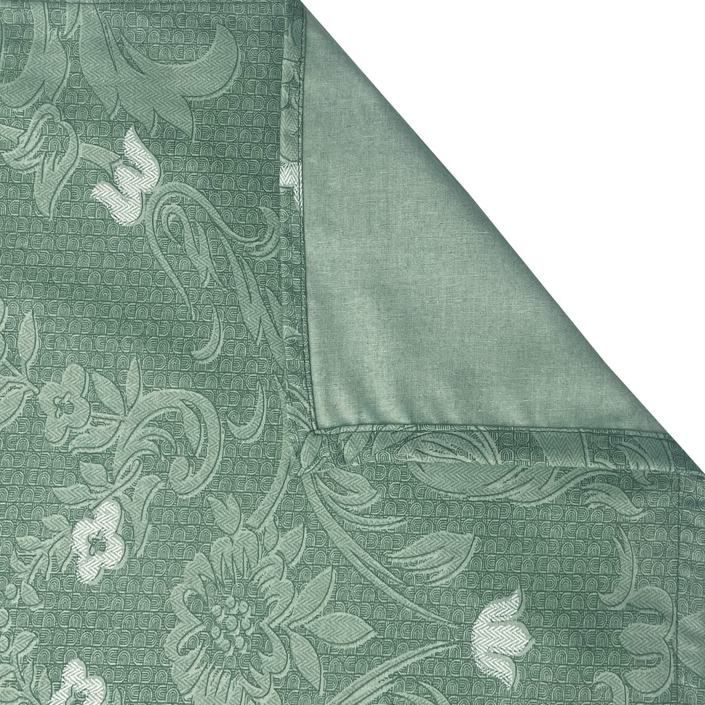 Vintage Damask Floral 180 TC 100% Cotton Double Queen Bedsheet With 2 Pillow Covers