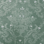 Vintage Damask Floral 180 TC 100% Cotton Double Queen Bedsheet With 2 Pillow Covers