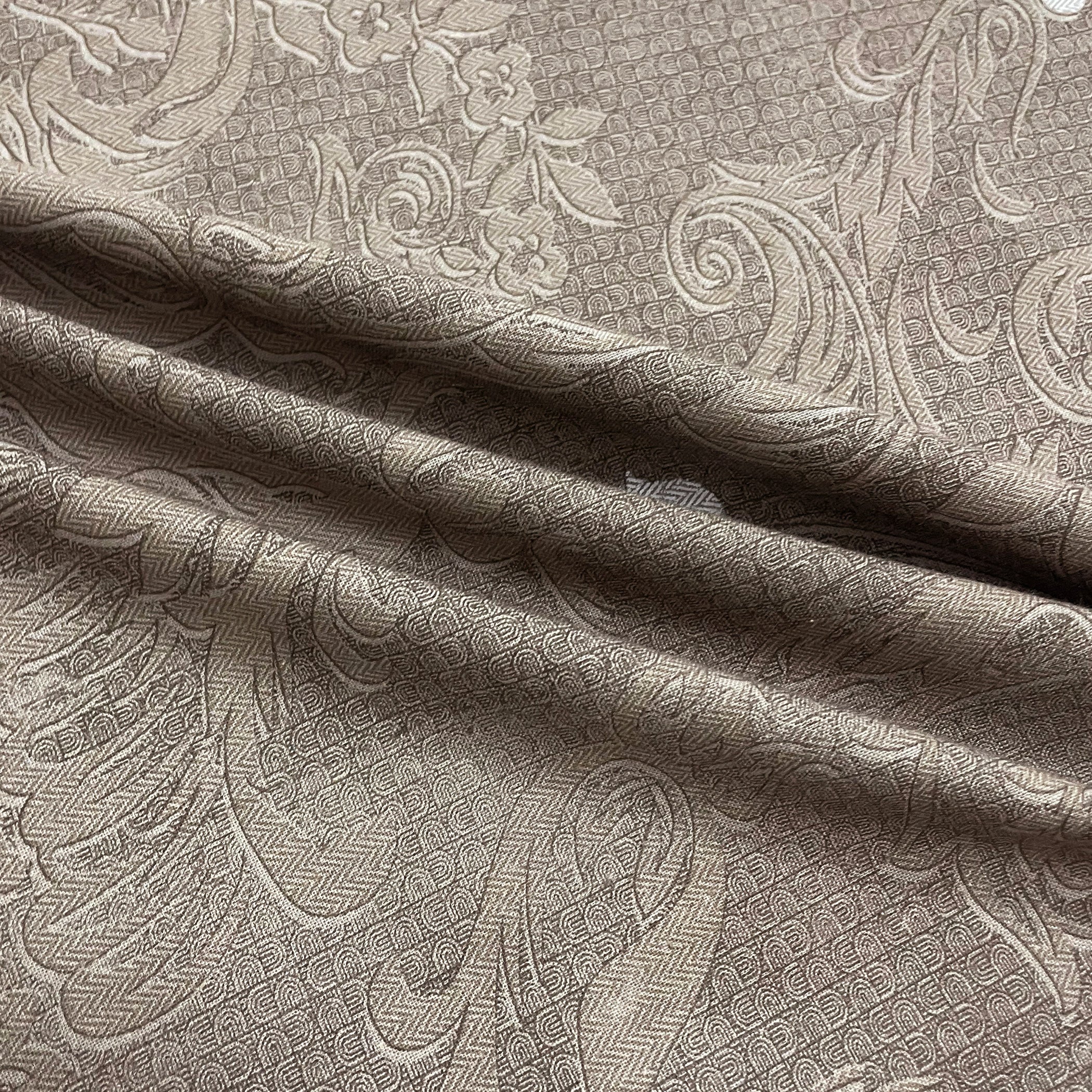 Vintage Damask Floral 180 TC 100% Cotton Super King Bedsheet With 2 Pillow Covers ( 108x108 Inches )