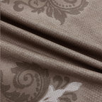 Classic Damask Motif 180 TC 100% Cotton King Fitted Bedsheet With 2 Pillow Covers