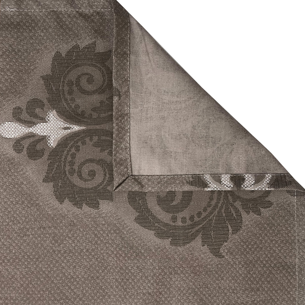 Classic Damask Motif 180 TC 100% Cotton King Fitted Bedsheet With 2 Pillow Covers