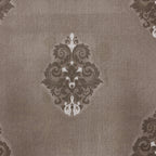 Classic Damask Motif 180 TC 100% Cotton King Fitted Bedsheet With 2 Pillow Covers
