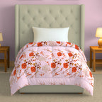 Soft Cotton Floral Pink Single AC Quilt