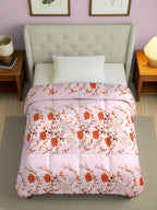 Soft Cotton Floral Pink Single AC Quilt