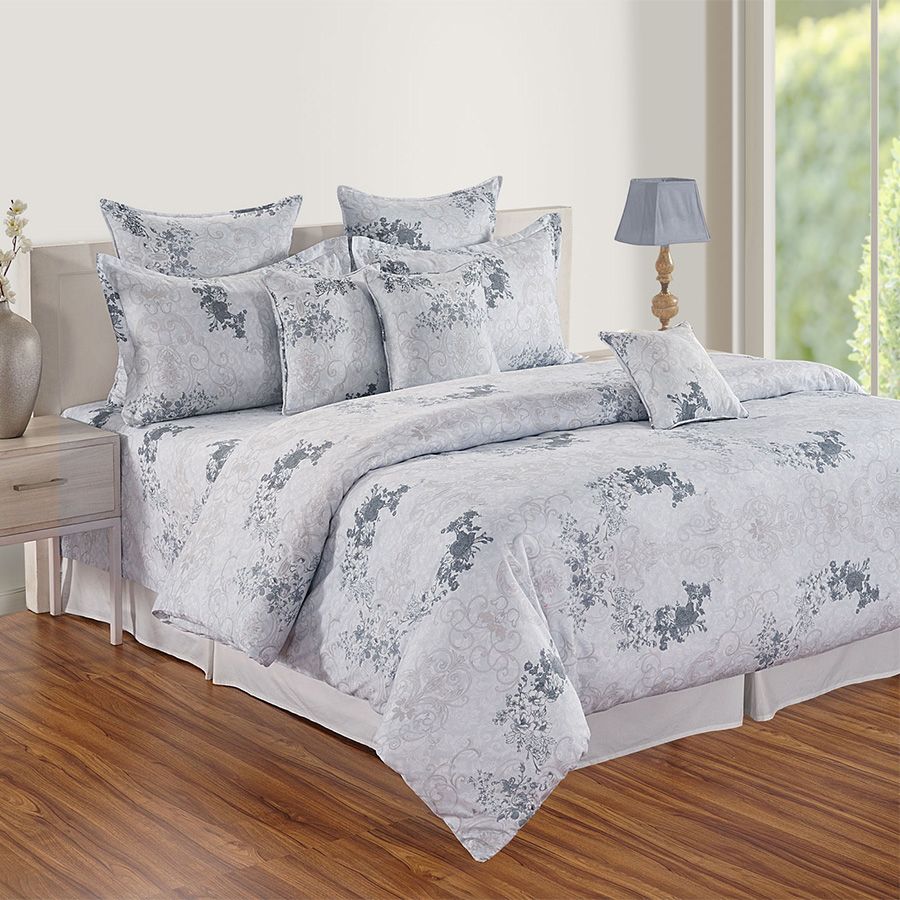 Soft Cotton Floral Blue Single AC Quilt