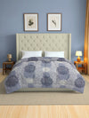 Elegant 100% cotton Motif Grey Double AC Quilt