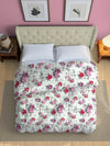 Soft Pure cotton Floral Pink Double AC Quilt