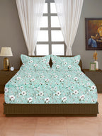 Aqua Spring - 210TC Pure Cotton Double King (90x108 Inches)