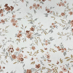 Autumn Blossom Floral 210 TC Pure Cotton Double King Bedsheet With 2 Pillow Covers
