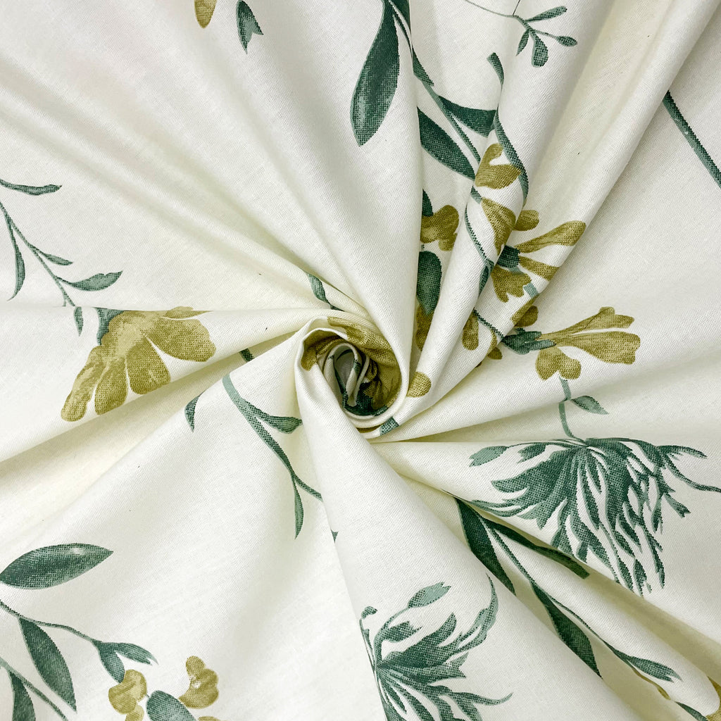 Meadow Blossom 210 TC Pure Cotton Double King Bedsheet With 2 Pillow Covers