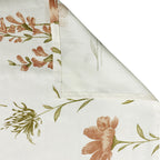 Blush Meadow 210 TC Pure Cotton Super King Bedsheet With 2 Pillow Covers