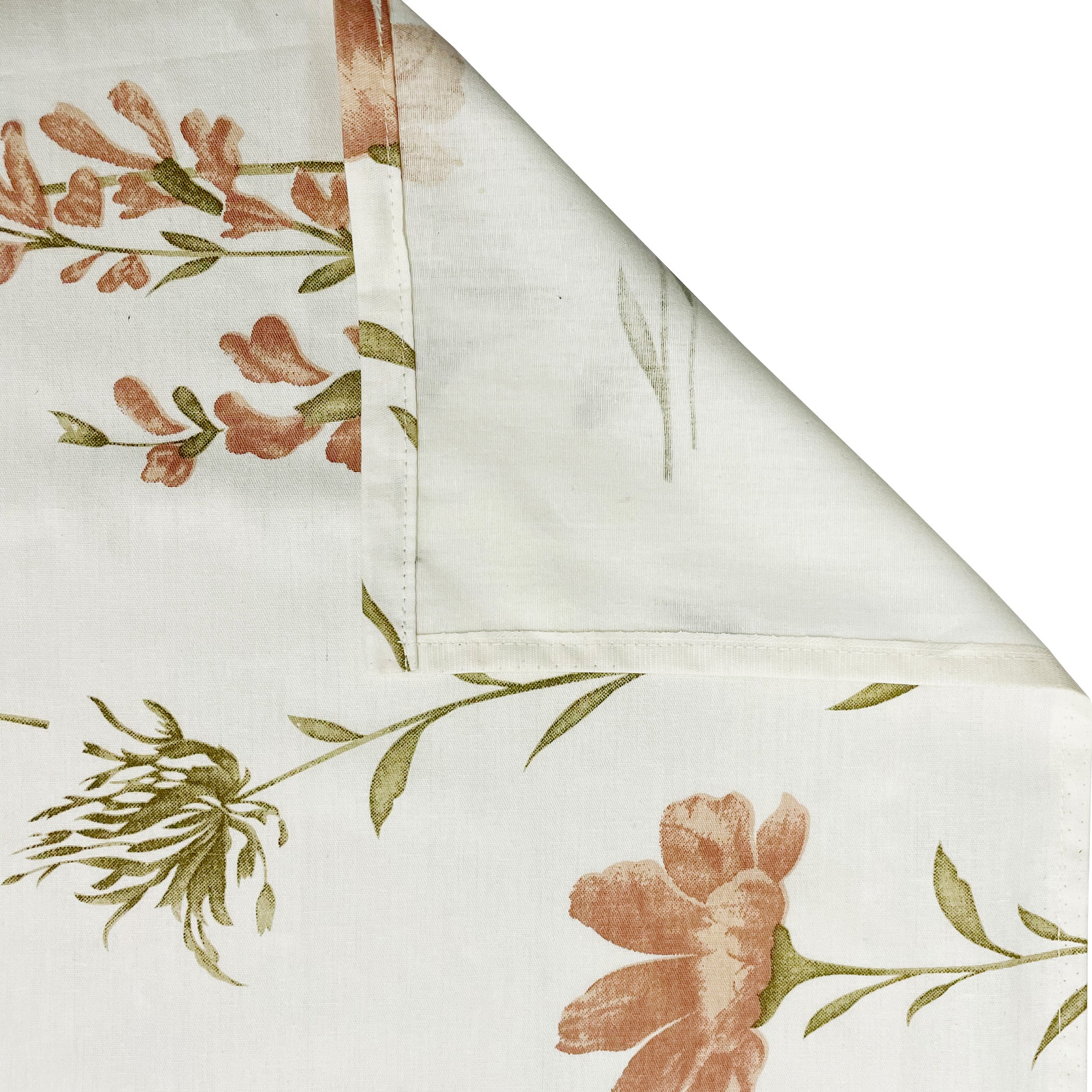 Blush Meadow 210 TC Pure Cotton Super King Bedsheet With 2 Pillow Covers