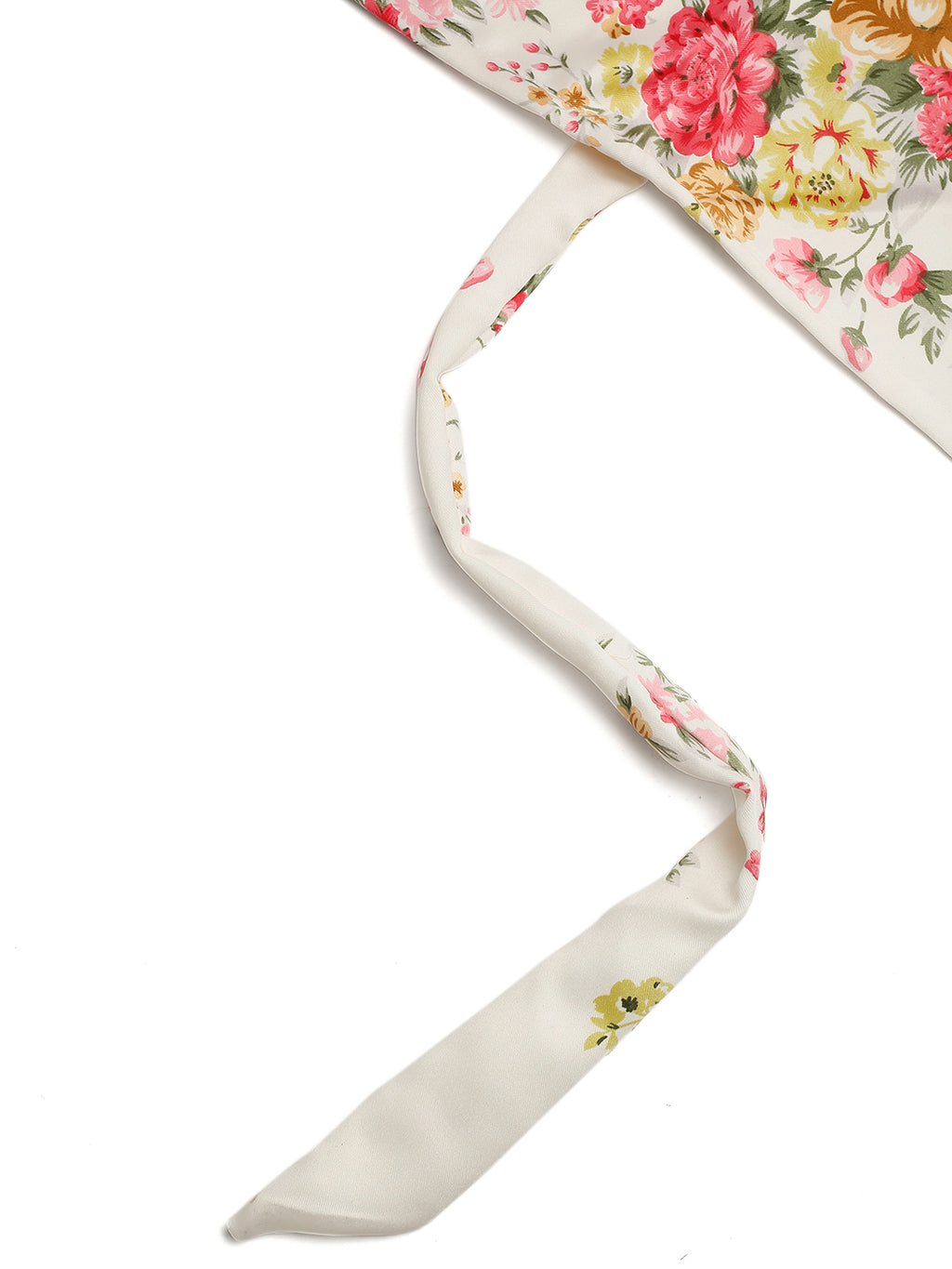English Rose Floral Cotton Door Curtain for Bright and Elegant Spaces