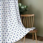White Grey Petite Diamonds 240 GSM Polyester 80% Blackout Eyelet Curtain