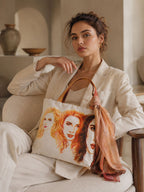 Amber Muse - Fierce Femme Tote with Artistic Flair