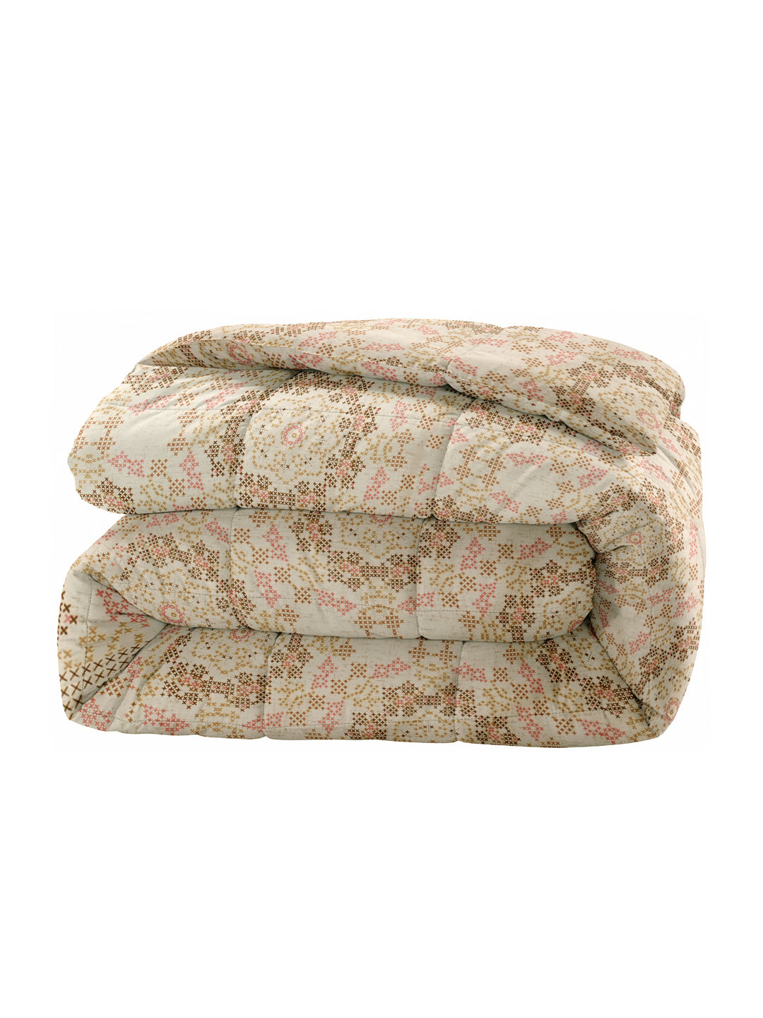 Cozy Cotton Mandala Grey Single AC Quilt