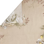 Peach Beige Pink Floral 240 TC Cotton Bedsheet with 2 Pillow Covers