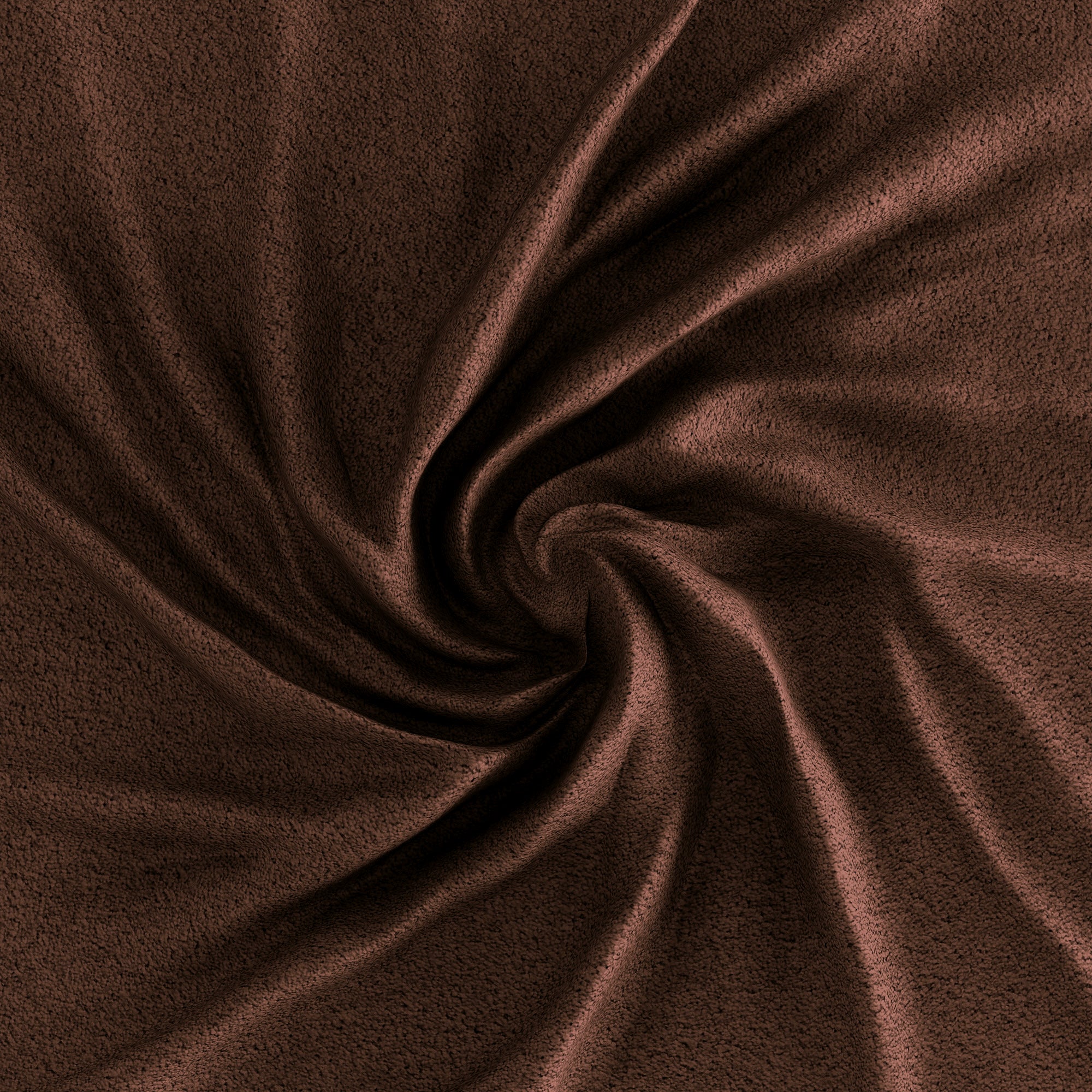 Solid Brown Thermal Double King Bedsheet with 2 Matching Pillow Cover (90x108 inches)