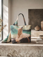 Winter Whisper - Scenic Polar Bear Tote Bag & Wrap