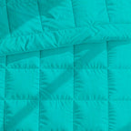 Cozy Cotton Self stripes Blue Double AC Quilt