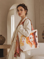 Amber Muse - Fierce Femme Tote with Artistic Flair