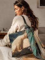Winter Whisper - Scenic Polar Bear Tote Bag & Wrap