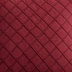 Swayam Maroon Diamond Quilted Cushion Cover 24x24 Inches Set of 2