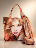 Amber Muse - Fierce Femme Tote with Artistic Flair