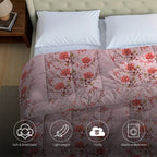 Premium Nature Pure Cotton AC Quilt 150 GSM Blue Pack of 1