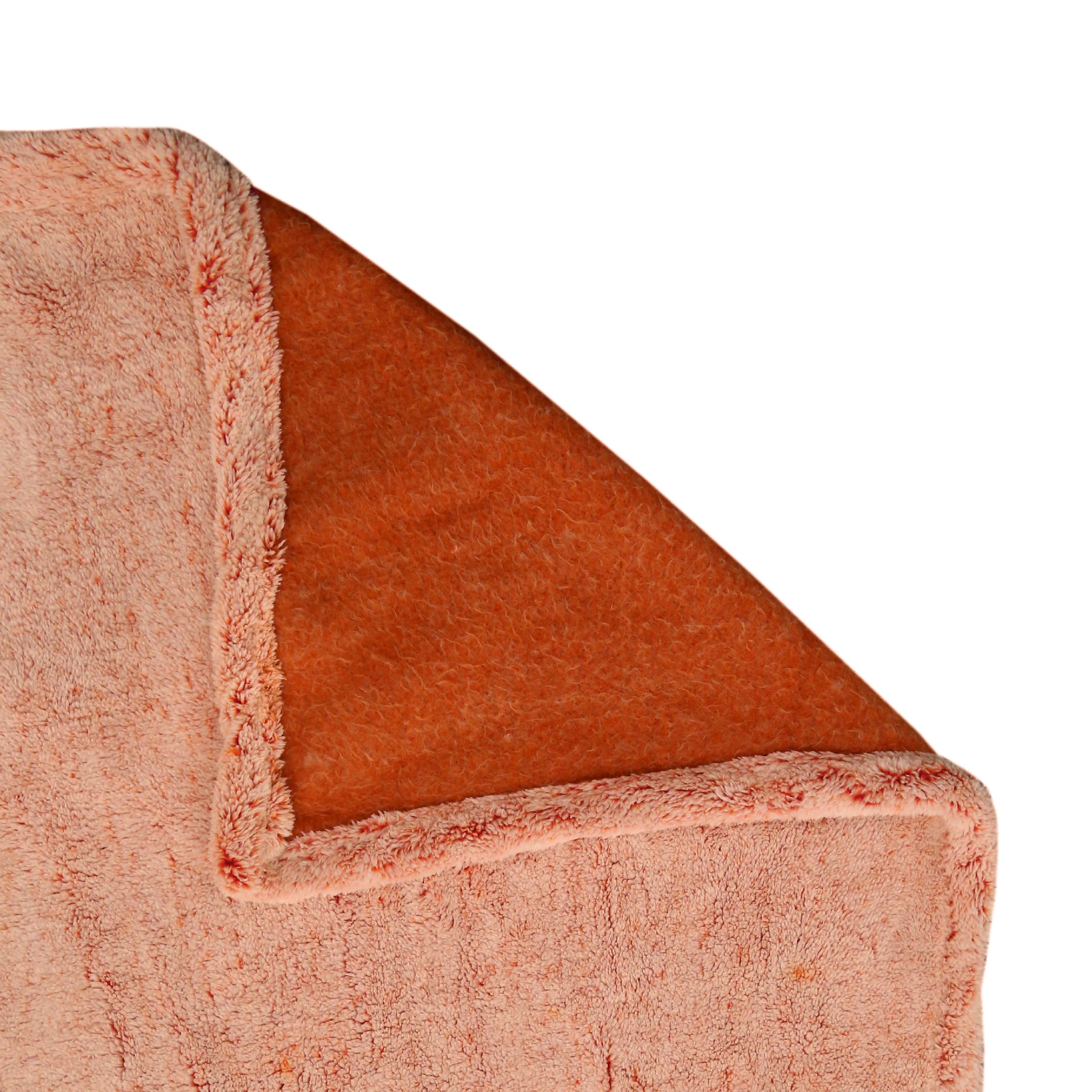 Polar fleece 300 GSM Peach Ac room Dohar _90 x 100 inches