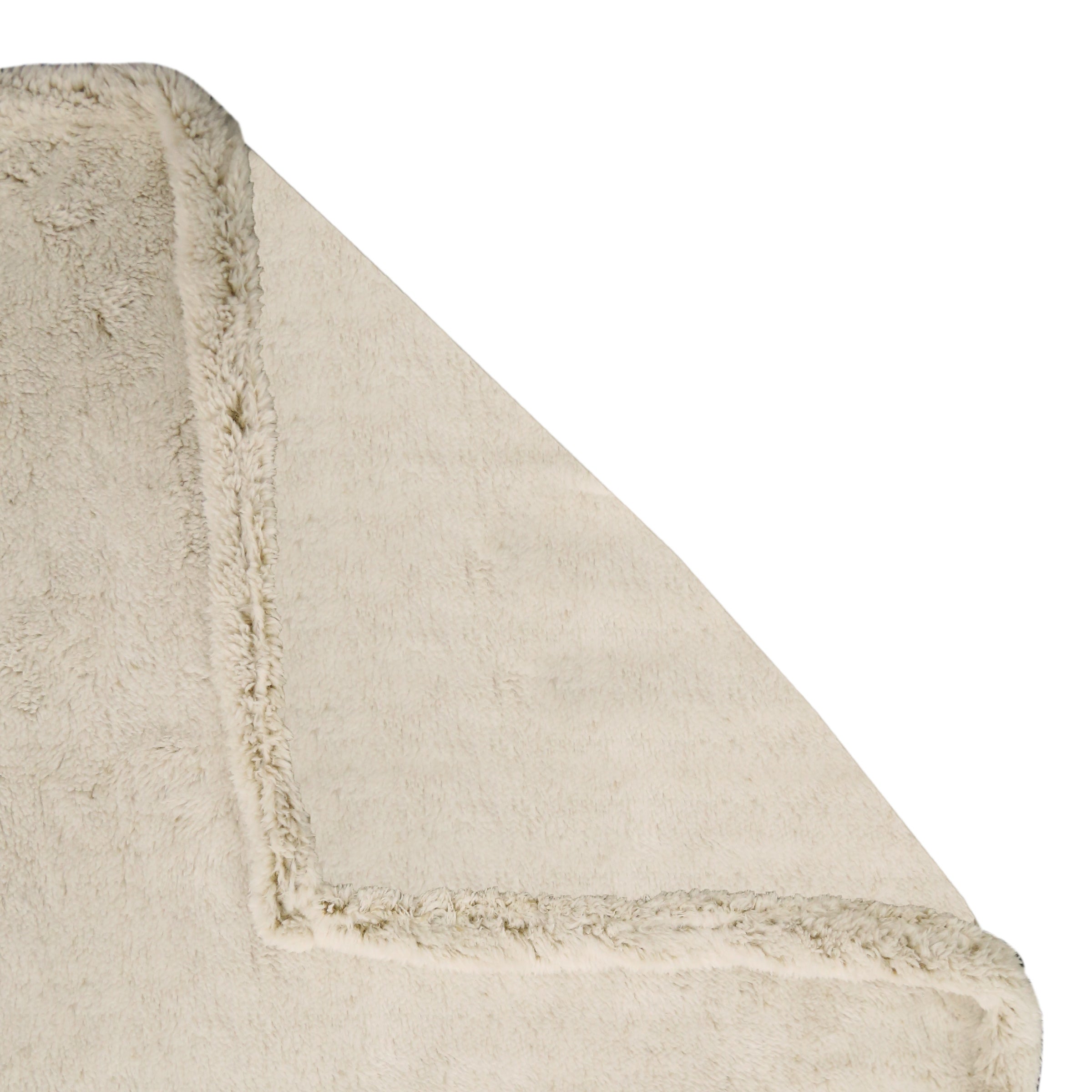 Polar fleece 300 GSM Beige Ac room Dohar _60 x 90 inches