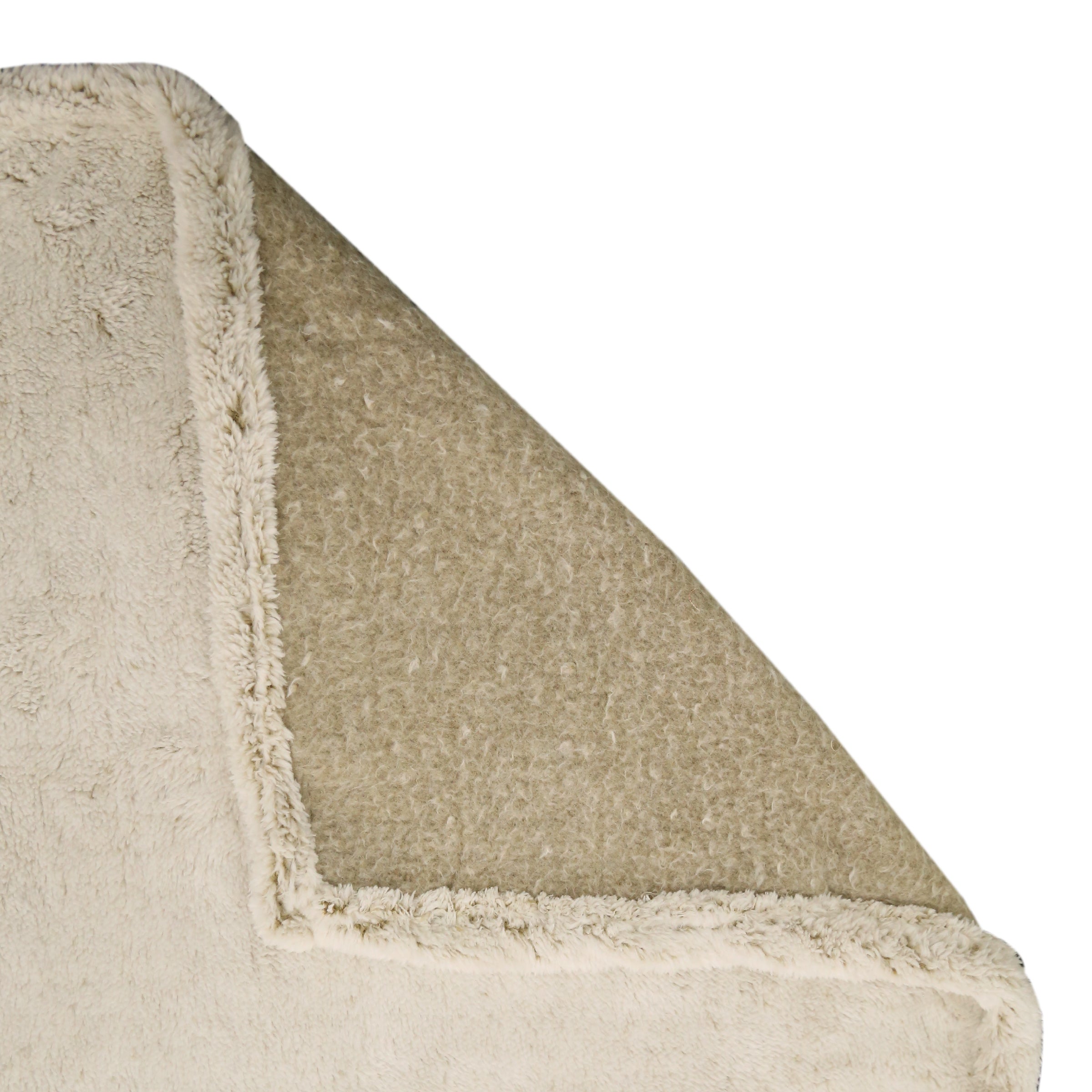 Polar fleece 300 GSM Beige Ac room Dohar _90 x 100 inches