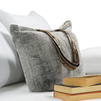 Polar fleece 300 GSM Grey Ac room Dohar _90 x 100 inches