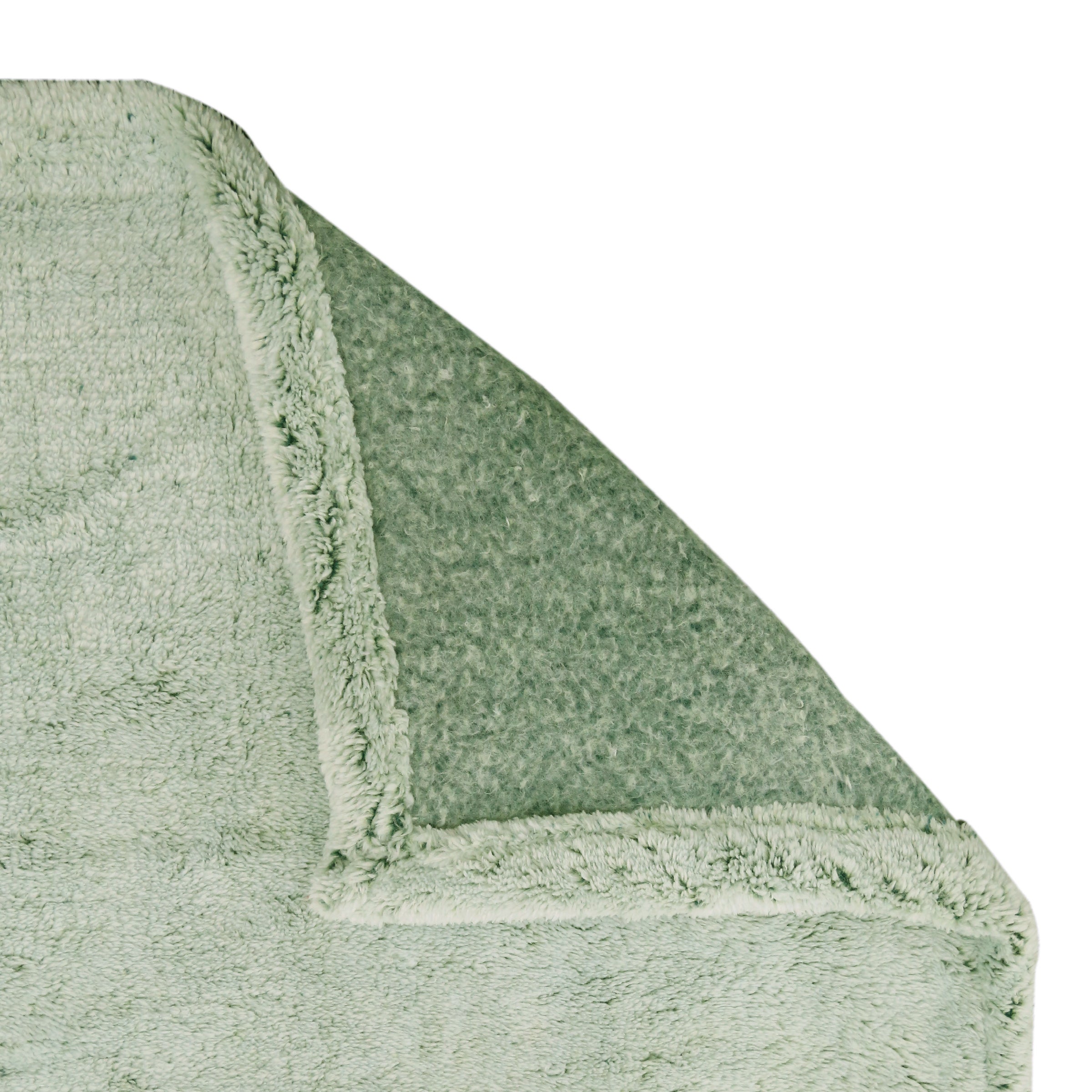 Polar fleece 300 GSM Sage Green Ac room Dohar _90 x 100 inches