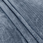 Blue Textured Weave Single Dohar – Suitable for Single Bed | Soft, Breathable & Lightweight