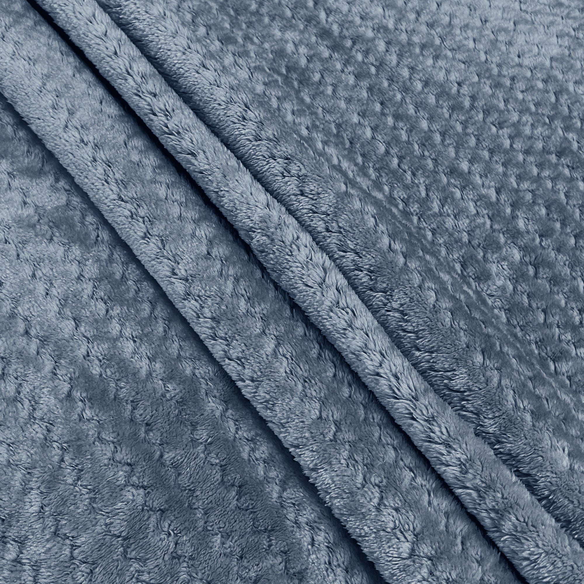 Blue Textured Weave Single Dohar – Suitable for Single Bed | Soft, Breathable & Lightweight