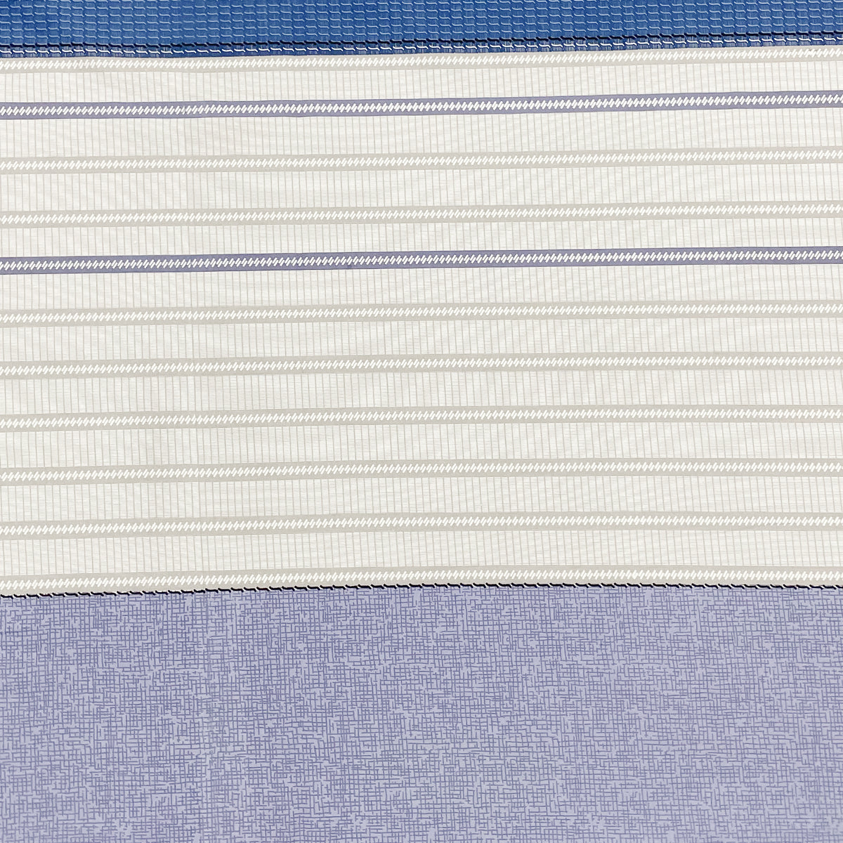 Navy Blue Linear Stripes 180 TC Pure Cotton Bedsheet Set with Pillow Cover