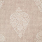 Blush Taupe Floral Medallion 180 TC Pure Cotton Bedsheet Set with Pillow Cover