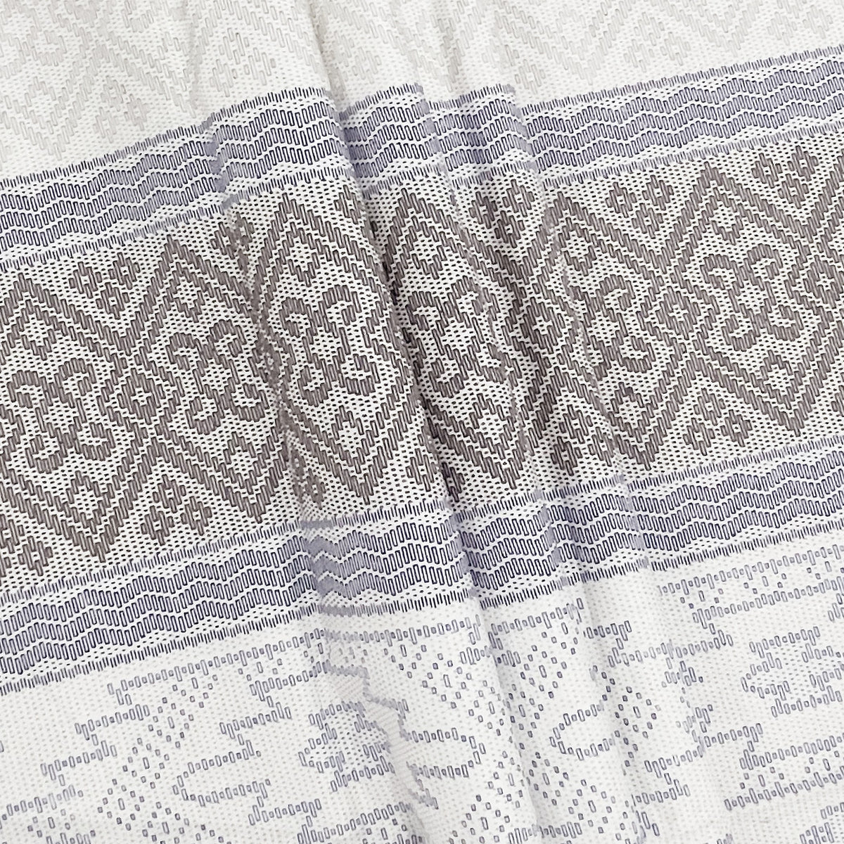 Lavender Geometric Stripes 180 TC Pure Cotton Bedsheet Set with Pillow Cover