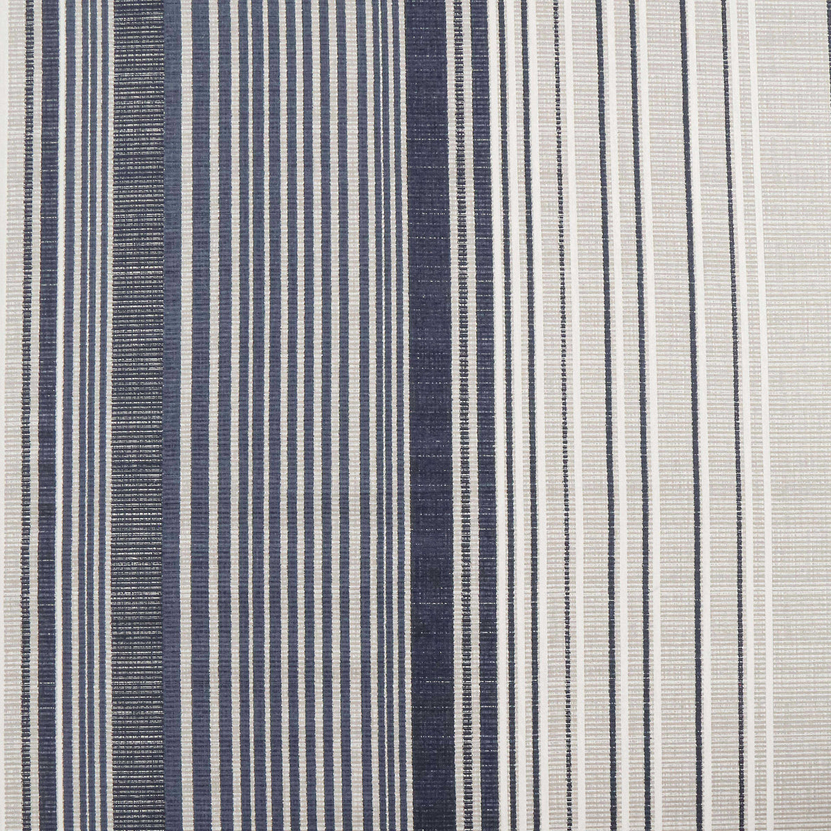 Indigo Classic Stripes 180 TC Pure Cotton Bedsheet Set with Pillow Cover