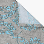 Taupe Aqua Damask 180 TC Pure Cotton Bedsheet Set with Pillow Cover