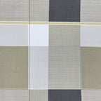 Sage Charcoal Windowpane 180 TC Pure Cotton Bedsheet Set with Pillow Cover