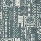 Teal Aztec Stripes 180 TC Pure Cotton Bedsheet Set with Pillow Cover
