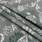Sage Green Medallion Damask 180 TC Pure Cotton Bedsheet Set with Pillow Cover