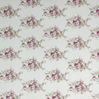 Ivory Rose Garland 180 TC Pure Cotton Bedsheet Set with Pillow Cover